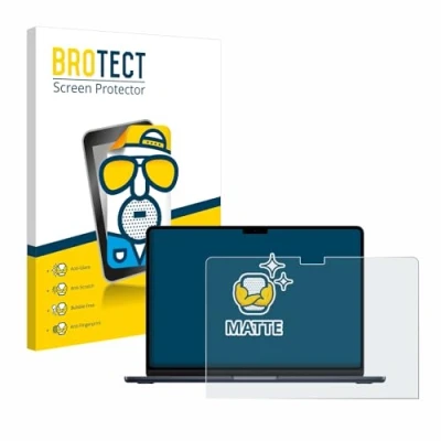 Abbildung von BROTECT Entspiegelungs Schutzfolie für Apple MacBook Air 13&quot; M3 2024 Matte Displayschutz Folie, Anti Reflex, Fingerprint