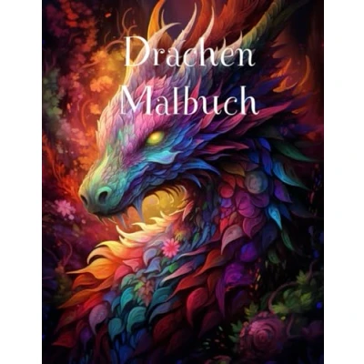 Abbildung von Majestätische Drachen: Das perfekte Malbuch zur Entspannung für Jugendliche und Erwachsene: 25 coole Drachenmotive zum Ausmalen