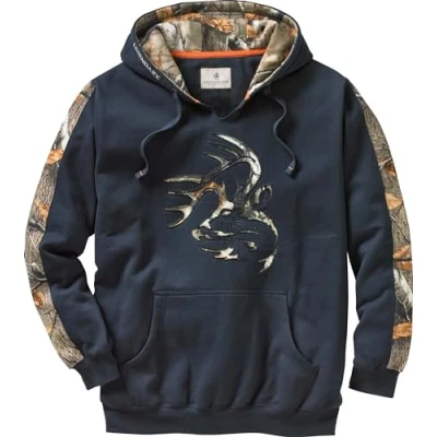 Abbildung von Legendary Whitetails Herren Camo Outfitter Hoodie, Schwarz, Small