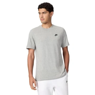 Abbildung von Nike Sportswear CLUB TEE Tshirt basic, Herren, Größe: XL T, Dark grey heather/black