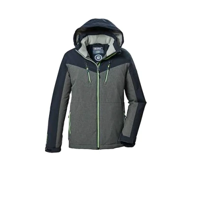 Abbildung von killtec Jungen Funktionsjacke mit Kapuze und Schneefang KOW 373 BYS JCKT, dark moss, 152, 42200 000
