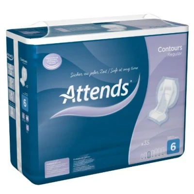 Abbildung von Attends Contours Regular 6 Vorlagen 4X35 St