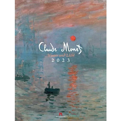 Abbildung von Claude Monet Kalender 2023, Wandkalender im Hochformat (50x66 cm) Kunstkalender (Impressionismus)