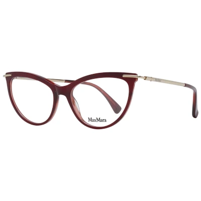Abbildung von Max Mara Damen MM5049 071 Rahmen von BRILLEN Acetat Bordeaux Cat Eye Normal
