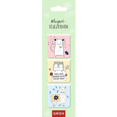 Abbildung von Magnetlesezeichen Falls mich jemand sucht, ich bin lesen: Magnetische Lesezeichen als perfekte Begleiter für jedes Buch (Magnetlesezeichen, 3er Set)