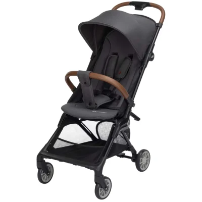Abbildung von Bebeconfort Zephir, kompakter Baby Kinderwagen, 04 Jahre (bis zu 22 kg), leichter Reise Buggy (4,5 in Kabinengröße, flacher und verstellbarer Sitz, Aufbewahrungskorb, Mineral Graphite