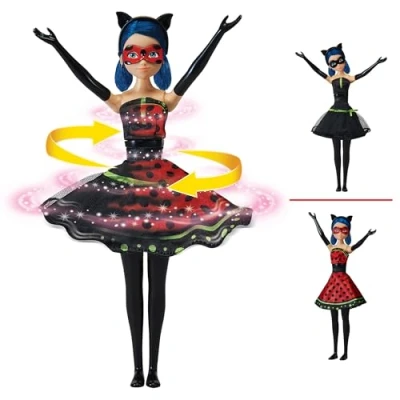Abbildung von Miraculous Fashion Hero Switch Puppe 26 cm