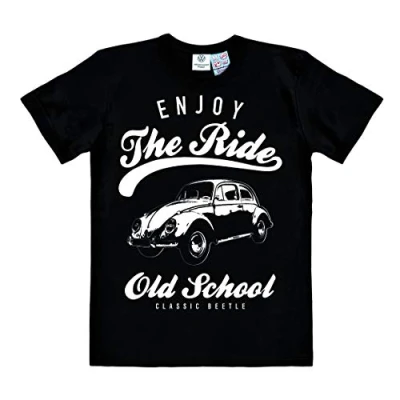Abbildung von Logoshirt Print Tshirt Volkswagen print, Herren, Größe: Medium, Schwarz