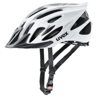 Abbildung von uvex flash leichter Allround Helm für Damen und Herren individuelle Größenanpassung waschbare Innenausstattung white black 57 61 cm