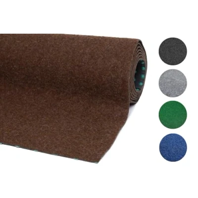 Abbildung von misento Kunstrasen Outdoor mit Noppen wetterfest und pflegeleicht geeignet als Balkon Teppich oder Rasenteppich einfach zu verlegen 400 x 500 cm Braun