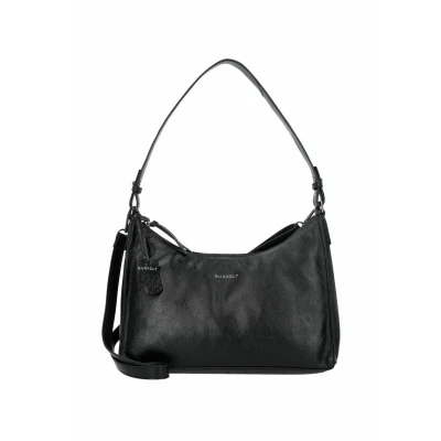 Abbildung von Burkely Creased Crystal Shoulderbag black Handtasche Damen