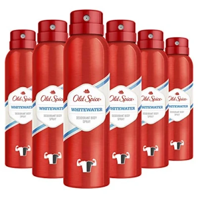 Abbildung von Old Spice Whitewater Deodorant Bodyspray für Männer, 150 ml, 6 Packungen