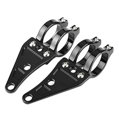 Abbildung von Nikou Motorrad Scheinwerfer Halterung Klemmen Scheinwerferhalter Gabel 35 43mm for 2St