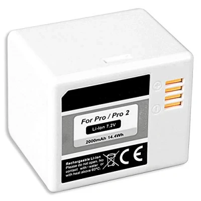 Abbildung von Ersatz Akku kompatibel mit Arlo Pro, Pro 2 Sicherheitskamera [Li Ion 2000 mAh 7.2V ersetzt Original VMA4400]