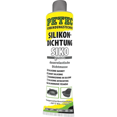Abbildung von PETEC 97680 Dichtstoff 50C +260C Tube 70 dauerelastisch, elastisch, ölbeständig grau