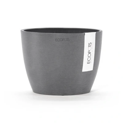 Abbildung von Ecopots Stockholm 16 cm grau