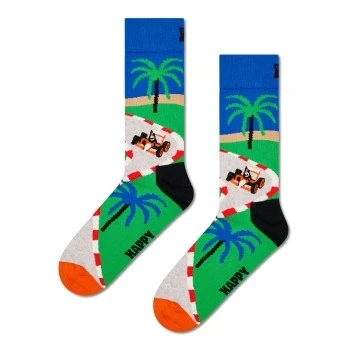 Abbildung von Happy Socks Racing Sock Mixed Baumwolle Gr 41/46