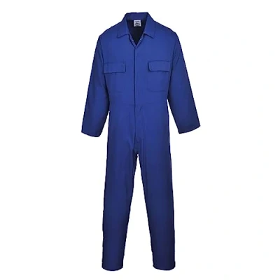 Abbildung von Portwest Euro Arbeitsoverall aus Polyester Baumwolle, Größe: M, Farbe: Königsblau, S999RBRM