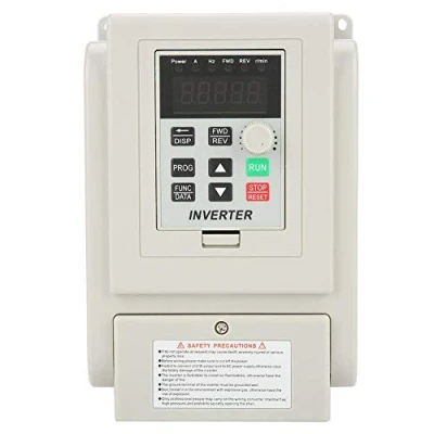 Abbildung von Cuifati AT2 1500X 220VAC Universal Frequenzumrichter mit Variabler Frequenzeinstellung Hochleistungs VFD Drehzahlregler für einphasigen 1,5 kW Wechselstrommotor