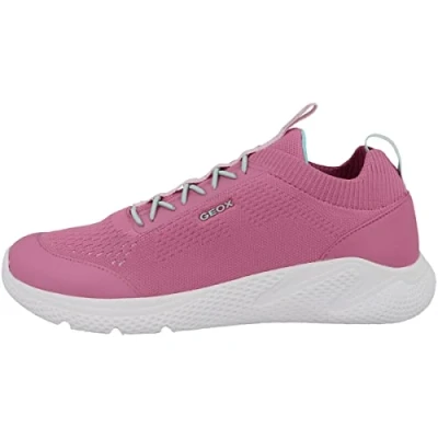 Abbildung von Geox Sprintye Sneaker low für Kinder, Größe: 32, Fuchsia/watersea Schuhe