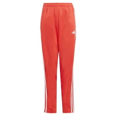 Abbildung von adidas Performance U TRES 3S PANT Unisex Jogginghose für Kinder, Größe: 152, Bright red/white