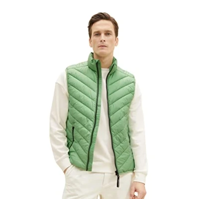 Abbildung von TOM Tailor Light Weight Weste, Herren, Größe: XXL, Shamrock green