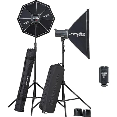 Abbildung von Elinchrom Flash el20839.2 Komplette Studie Lite RX 4/4 Softbox, Schwarz Four