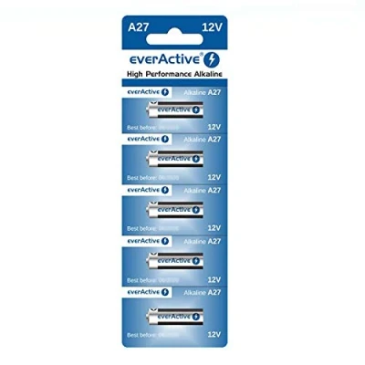 Abbildung von 5 x A27 12V everActive Alkaline Batterien 27A LR27A MN27 L828 Fernbedinung