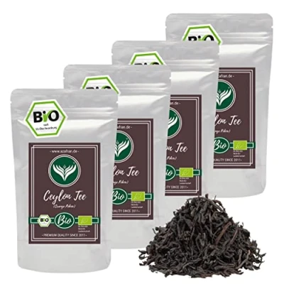 Abbildung von BIO Ceylon Tee OP (Orange Pekoe), Schwarzer aus Sri Lanka, Schwarztee lose 1kg
