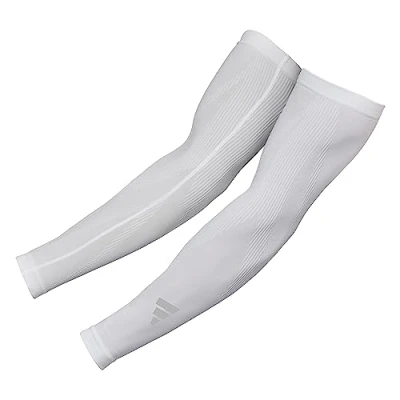Abbildung von adidas Unisex Adult Kompressionsarmhülsen, Weiß, S/M