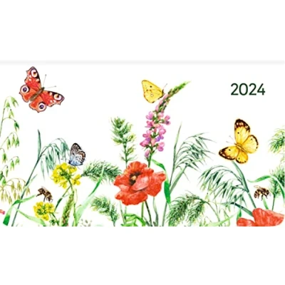 Abbildung von Ladytimer Pad Butterflies 2024 Taschen Kalender 15,6x9 cm Schmetterlinge Weekly 128 Seiten Notiz Buch Alpha Edition