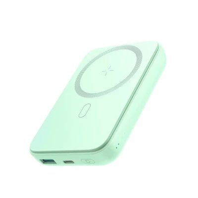 Abbildung von JOYROOM JR W020 20 W 10000 mAh MagSafe Powerbank + USB A C 0,25 m Kabel