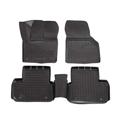 Abbildung von 3D Gummimatten Auto Matten Fussmatten Kompatibel mit Discovery Sport ab 2014, Individuelle Passform Hohem Rand cca 4 5cm, Allwetter, 4Tlg, Premium Qualität