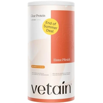 Abbildung von Vetain Vegan Clear Protein Eistee Pfirsich 16 P
