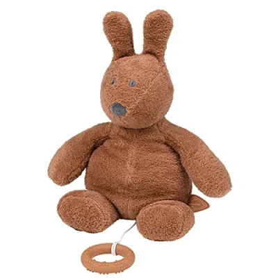 Abbildung von Nattou Spieluhr aus Baumwolle und Polyester (Frottee), Hase Bonnie, Wiegelied «La Le Lu», Ca. 28 cm, Susie Braun
