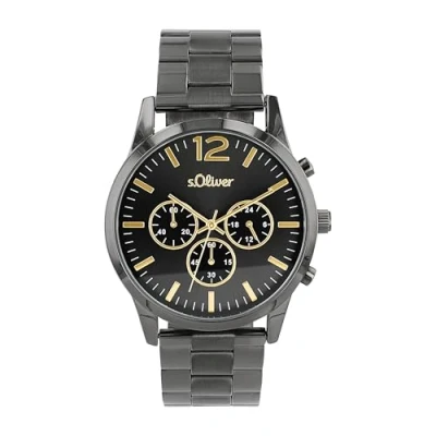 Abbildung von s.Oliver Chronograph, Armbanduhr, Quarzuhr, Herrenuhr, Stoppfunktion, 12/24 Stunden Anzeige
