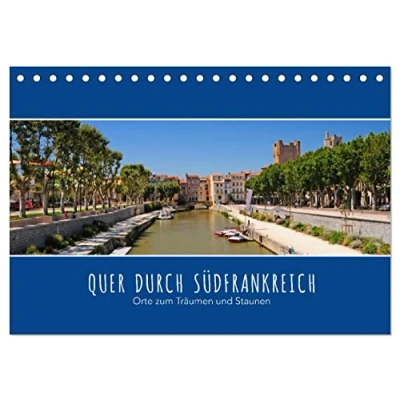 Abbildung von Quer durch Südfrankreich (Tischkalender 2025 DIN A5 quer), CALVENDO Monatskalender