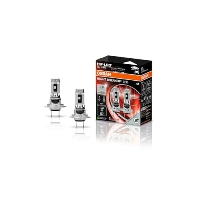 Abbildung von OSRAM NIGHT BREAKER LED SPEED H7 450, Fern und Abblendlicht mit Straßenzulassung, bis zu 450% mehr Helligkeit, 6000K,schnelle Installation, kein mechanisches Zubehör notwendig, LEDEC02 integriert