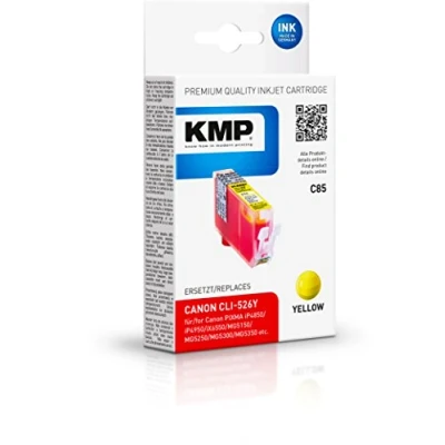 Abbildung von KMP Tintenkartusche für Canon PIXMA MG8150 , C85, yellow