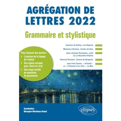 Abbildung von Grammaire et stylistique Agrégation de lettres 2022 (CAPES/AGREGATION)