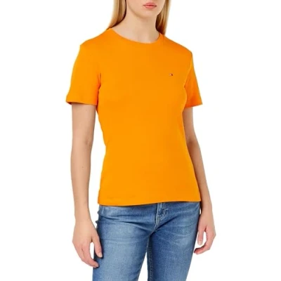 Abbildung von Tommy Hilfiger NEW SLIM CODY Tshirt print, Damen, Größe: XL, Rich ochre
