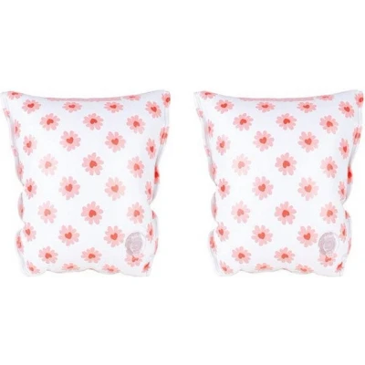 Abbildung von Swim Essentials Schwimmflügel 0 2 Jahre Blumen Herzen 14 x 6 17 cm