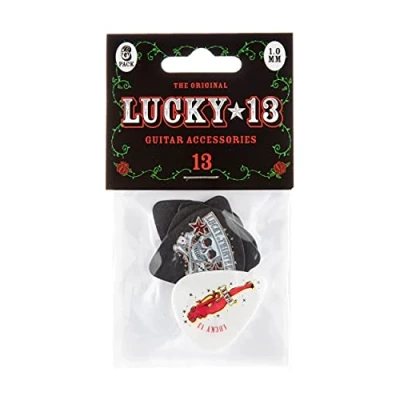 Abbildung von Dunlop L13BP1.0 Lucky Plektren, sortiert, 1,0 mm, 6 Stück