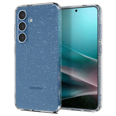 Abbildung von Samsung Galaxy S25 Hülle Silikon Spigen Soft Case/Backcover Handyhülle Transparent