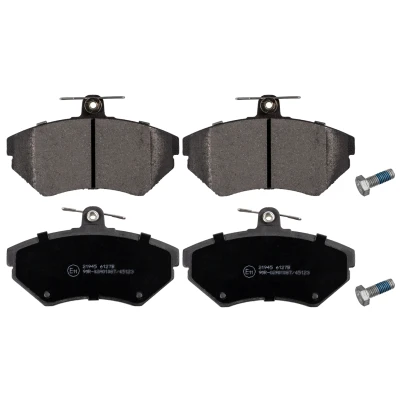 Abbildung von BLUE PRINT ADV184269 Bremsbelagsatz Vorderachse mit Schraubensatz AUDI: A4 B5 Avant, Limousine, 80 B4 VOLKSWAGEN: Passat Variant