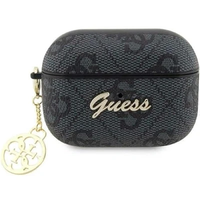 Abbildung von Guess GUAP2G4GSMK Hülle für AirPods Pro 2 Schwarz 4G Charm Collection