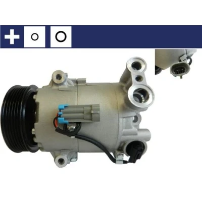 Abbildung von MAHLE ORIGINAL ACP 156 000S Kompressor CVC6 12 PAG 46 R 134a mit Dichtring OPEL: Astra J Sports Tourer, Schrägheck, Meriva B