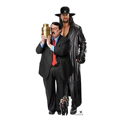 Abbildung von SC4161 The Undertaker und Paul Bearer WWE Pappaufsteller in Lebensgröße mit Mini