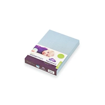 Abbildung von Träumeland Bettlaken kuschelweiches Spannbetttuch Jersey, Gummizug: rundum, (1 Stück), aus 100% kuscheliger Baumwolle