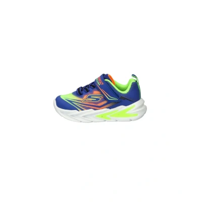 Abbildung von Skechers Lauflernschuh &quot;FLEX GLOW ULTRA LIGHTS&quot;, Blink, Klettschuh zum Schlüpfen, Neon, Größenschablone Download